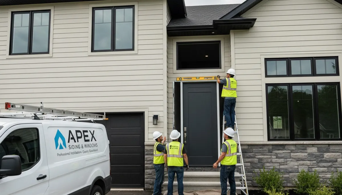 Professional door installation by vinyl siding experts in Indianapolis, IN