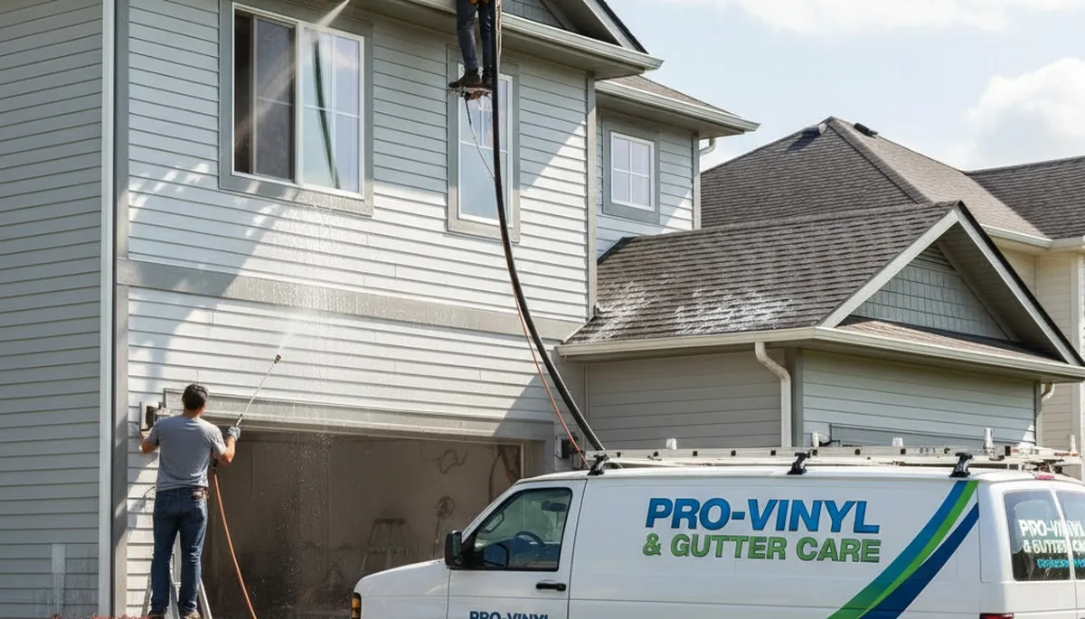 Professional gutter cleaning service by vinyl siding experts in Indianapolis, IN