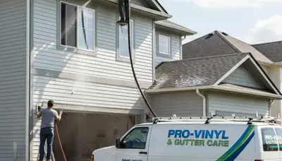 Professional gutter cleaning service by vinyl siding experts in Indianapolis, IN