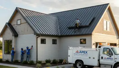 Metal roofing installation by Next Level Exteriors in Indianapolis, IN built for Midwest weather durability