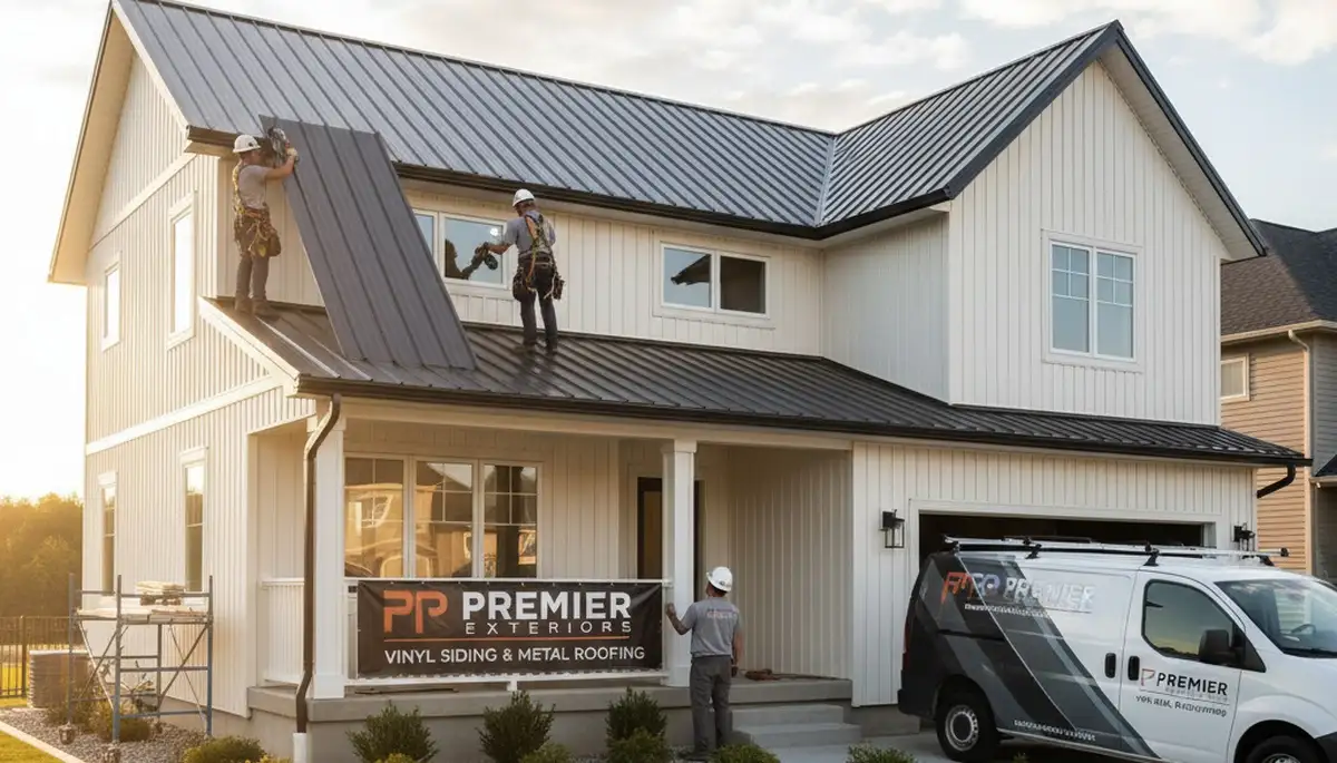 Professional metal roofing installation by Next Level Exteriors in Indianapolis, IN