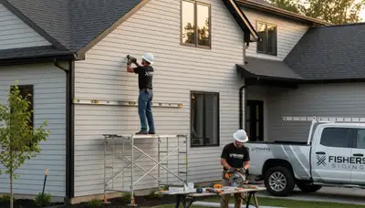 Professional vinyl siding installation by expert contractors in Indianapolis, IN