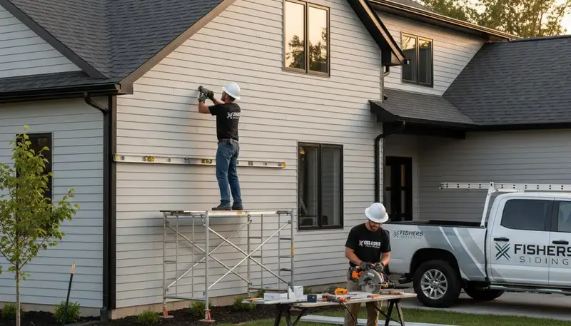 Professional vinyl siding installation by expert contractors in Indianapolis, IN