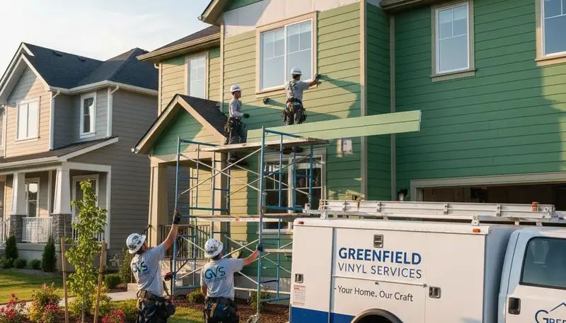Vinyl siding contractor serving Indianapolis, IN for residential exterior home upgrades