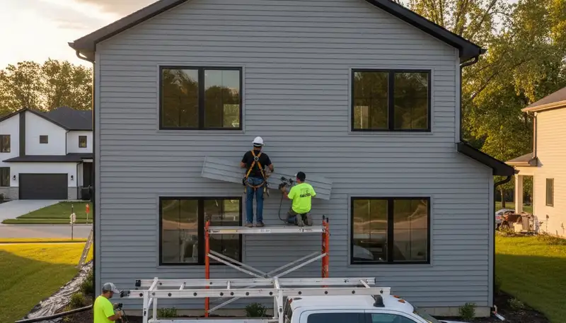 Professional vinyl siding contractors in Indianapolis IN enhancing home exteriors