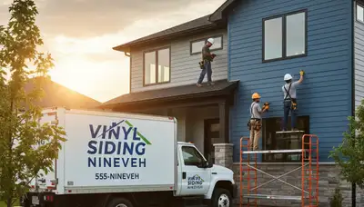 Vinyl siding contractors installing new home siding in Indianapolis IN