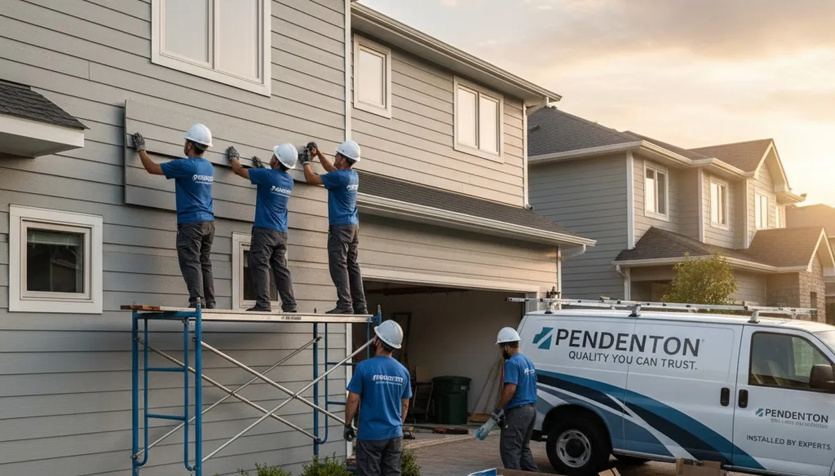 Vinyl siding contractors installing durable home siding in Indianapolis IN