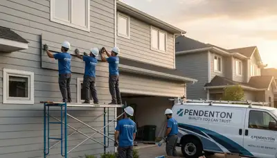 Vinyl siding contractors installing durable home siding in Indianapolis IN