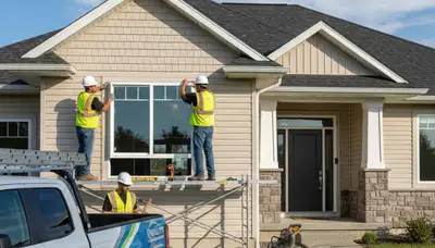 Professional window replacement by vinyl siding experts in Indianapolis, IN