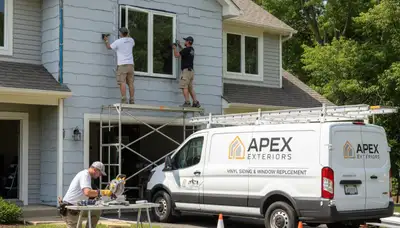 Vinyl siding and window replacement by Next Level Exteriors in Indianapolis, IN
